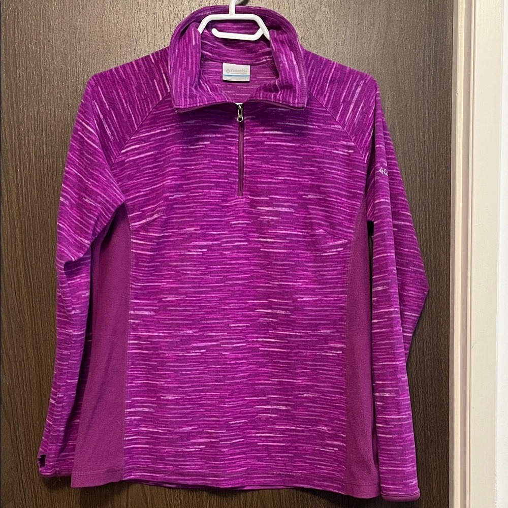 🎉3 for $15- Columbia Magenta Quarter-Zip Pullover